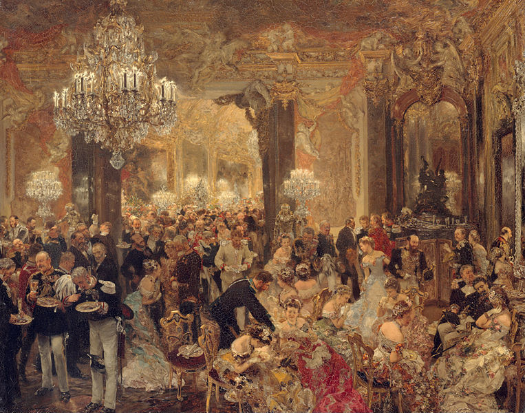 Adolph von Menzel The Dinner at the Ball